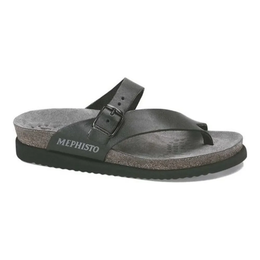Mephisto Helen Air Soft Supportive Leather Toe Loop Sandal Slide Women 12 EU 42